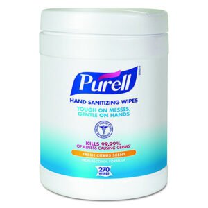 Purell Hand Sanitizing Disinfecting Wipes, Fresh Citrus Scent – 270 Count