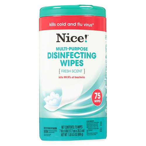 Nice! Disinfectant Wipes Fresh75.0sheet